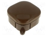 Carcasă PAWBOL cutie de conexiuni IP54 92mm x 92mm x 44mm maro