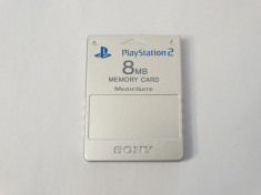 Card memorie Sony Playstation 2 PS2 8 Mb - original SONY - silver foto