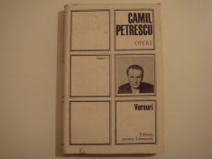 Versuri vol. I - Camil Petrescu Editura pentru Literatura 1968 foto