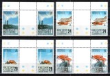 BAT Ter. Antarctic Britanic 1988, Mi #148-151**, pereche cu punte, expeditie polara, avion MNH! Cota 18,60 &euro;!