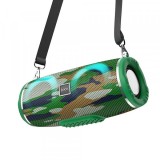 Boxa Portabila Bluetooth HOCO HC12, 10W, RGB, Waterproof, Camuflaj