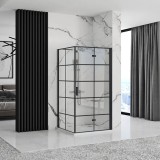Cabina dus Rea Molier Black Double 90x110