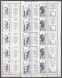 Russia USSR 1987 Famous persons + tabs x 5 MNH S.599