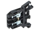 Conector Șină Negru 690V 2 Borne 0,5-2,5mm&sup2;