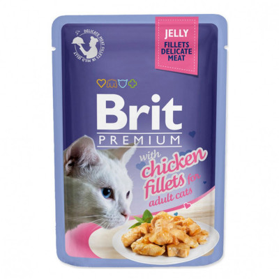 Pungă BRIT Premium Cat Pui &amp;icirc;n jeleu 85 g foto