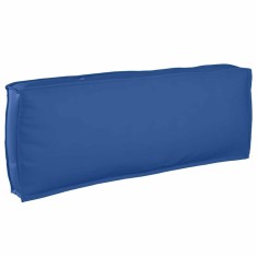 vidaXL Pernă pentru spătar din paleți Albastru regal 120 x 40 x 12 cm