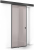 Usa culisanta Boss &reg; Black, model Confort negru, 90x215 cm, sticla 8 mm bronz securizata, glisanta in ambele directii, Modern Glass Art