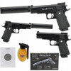 PISTOL AIRSOFT CELEBRUL COLT OPS 45,AMORTIZOR DEMONTABIL,CALIBRU 6MM,500 BILE!, Oem