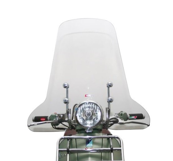 Parbriz mare transparent Vespa LXV (06-09) 2T 50cc - LXV Navy (08) 2T 50cc - LXV 125 Euro 3 (06-09) - LXV 125 ie (10-13)