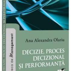 Decizie, proces decizional și performanță - Paperback brosat - Pro Universitaria