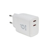 Incarcator Retea SPACER Power Delivery, 45 W, 2 porturi, Alb