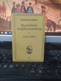 G. Mahler, Physikalische Aufgabensammlung, mit den Resultaten, Berlin 1925, 070