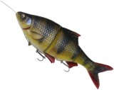 Swimbait Articulat SAVAGE GEAR 4D Line Thru Roach SS, Perch, 80g, 18cm, 1buc/pac