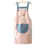 Sort de bucatarie Pufo Little Bear, sort pentru gatit, marime universala, roz