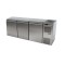 Frigider bar tip tejghea inox cu cuva-3usi