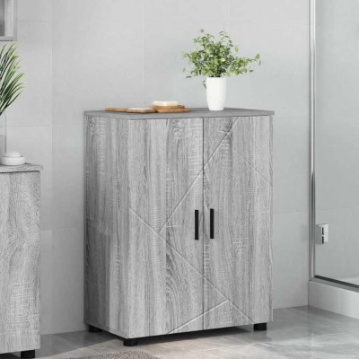 vidaXL Dulap de Baie cu raft sonoma gri 60 x 35 x 80 cm Lemn compozit 883310 foto
