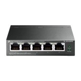Cumpara ieftin Switch 4 x RJ45 Gigabit PoE, 1 x RJ45 Gigabit, Buget PoE 65W, Easy Smart Managed - TP-Link TL-SG105PE