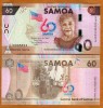 !!! NOU : SAMOA - 60 TALA 2023 , COMM - P 46 - UNC / 60 DE ANI DE INDEPENDENTA