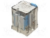 Releu electromagnetic, 24V DC, 30A, 3PDT, serie 62.33, FINDER - 62.33.9.024.4040 foto