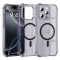 Husa MagSafe pentru Apple iPhone 16 Pro Max, Techsuit, Shockproof Clear, Neagra
