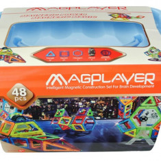 Joc de constructie magnetic - 48 piese PlayLearn Toys