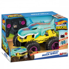 Masina cu telecomanda Hot Wheels Monster Trucks, Mega Wrex