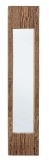 Cumpara ieftin Oglinda de perete cu rama din lemn maro Rafter 25x4x120 cm