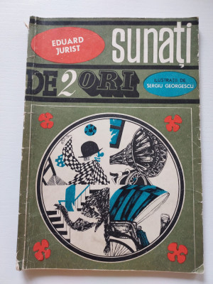 SUNATI DE DOUA ORI de EDUARD JURIST, EDITURA TINERETULUI , 67 PAGINI foto