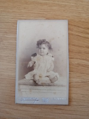 Fotografie inramata cu copil - Spirescu, Bucuresci foto