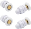 Set 4 Roti Usa Dus Alama Jormftte Alb Auriu - Role Cabina Dus