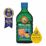 Moller&#039;s Cod liver oil Omega-3 aroma tutti frutti, 250ml