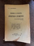 Al. I. Alexandrescu Originile si evolutia spiritului stiintific
