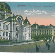19 - BUCURESTI, CEC, Romania - old postcard - used - 1926