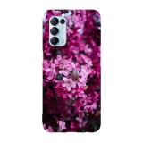 Husa compatibila cu Oppo A77 model Magenta flower, Silicon, TPU, Viceversa
