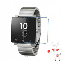 Folie de protectie ecran ceas Sony SmartWatch 2 SW2, set 2 folii foto