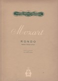 AS - PARTITURA - MOZART - RONDO, PENTRU VIOARA SI PIAN