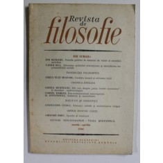 REVISTA DE FILOSOFIE , TOMUL XXXI , NR. 2 , 1984
