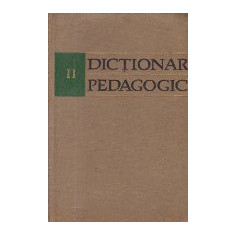 Dictionar Pedagogic, Volumul al II-lea (L-Z)