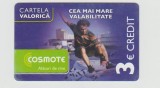 bnk card Romania - Cosmote Skater 3 euro - Col:RO-COS-REF-0007-101113