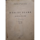Dari de seama ale sedintelor, vol. XXXVII 1949-1950 (Editia: 1953)