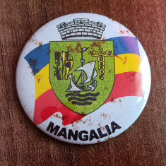 M3 L 25 - Insigna - tematica heraldica - stema orasului Mangalia