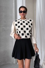Bluza Dama cu Dantela Deosebita - L(40)