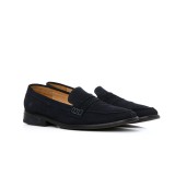 Mocasini barbati bleumarin din piele PA10