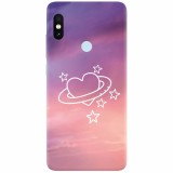 Husa silicon pentru Xiaomi Redmi S2, Galaxy Heart