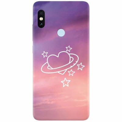 Husa silicon pentru Xiaomi Remdi Note 5 Pro, Galaxy Heart foto