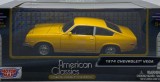 Macheta Metal Chevrolet Vega galben 1:24
