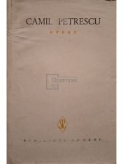 Camil Petrescu - Opere, vol. V (Editia: 1983) foto