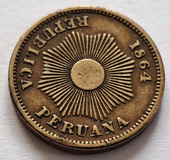 Peru , 1 Centavo 1864