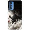 Husa compatibila cu Motorola G50 model Ghost of Tsushima, Silicon, TPU, Viceversa, Transparent, Carcasa