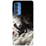 Husa compatibila cu Motorola Moto G71 5G model Ghost of Tsushima, Silicon, TPU, Viceversa, Transparent, Carcasa